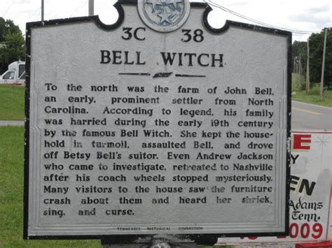 Enviously pining for the Bell witch